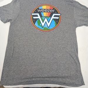 Weezer - American Rock Band Tee Shirt Top Large Space Logo